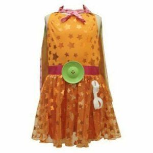 Lalaloopsy Dyna Might Orange Dress Up Costume Size 3+